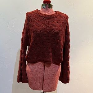 Bronze Cropped Sweater